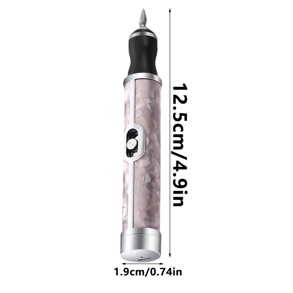 Professional Electric Nail Drill Machine Cordless Rechargeable 4 Speed Portable Efile for Thick Toenails Home Salon