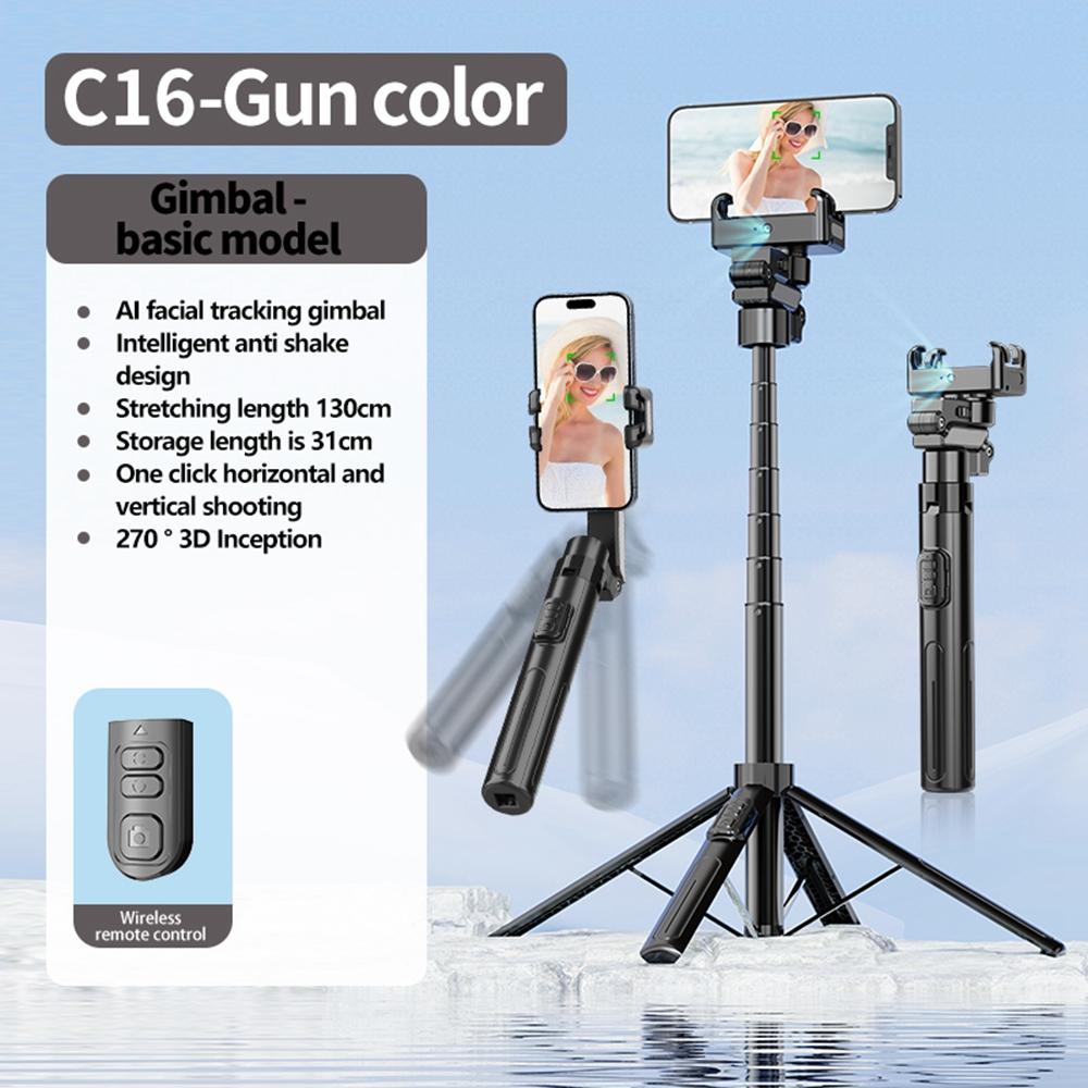 

C16 AI Auto Tracking Selfie Stick Smartphone Bluetooth-Compatible Remote Control Shooting Stand Type A