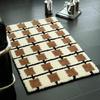 Vintage Style Ultra-Soft Non-Slip Bathroom Mat - Machine Washable Rug for Toilet, Bedroom, or Entrance.