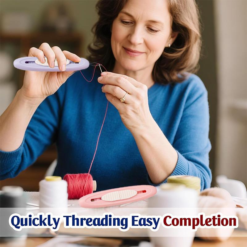 2 In 1 Needle Threader Seam Ripper, 2 In 1 Automatic Needle Threaders Seam Ripper, For Fast Threading & Seam Removal