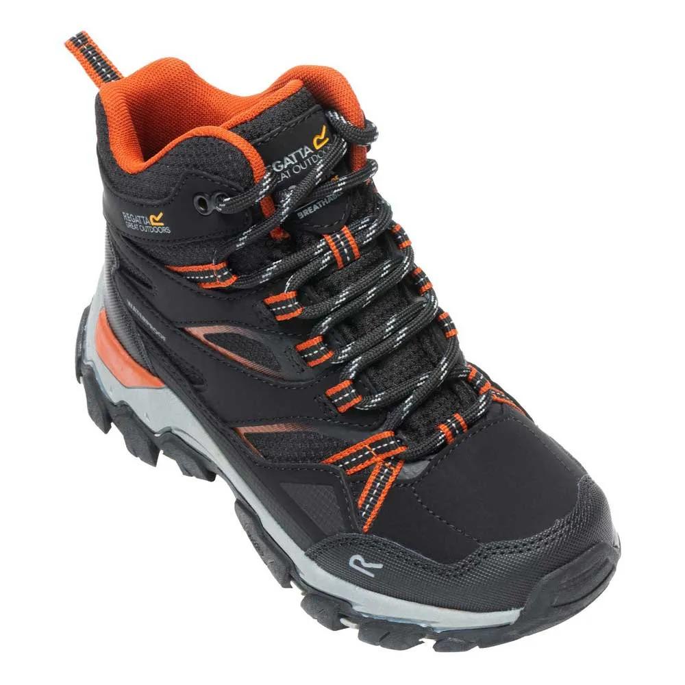 Regatta Holcombe III Hiking Boots Waterproof Black/Rooibos Tea