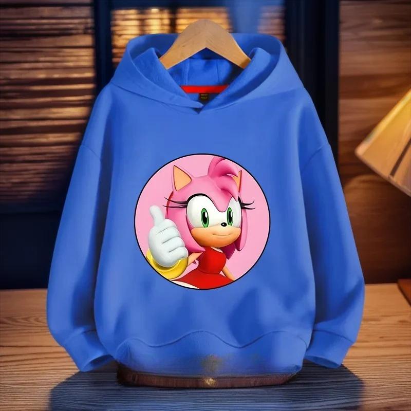 Детские модные свитшоты с мультяшным принтом, повседневные топы, худи, свитшоты для мальчиков 110