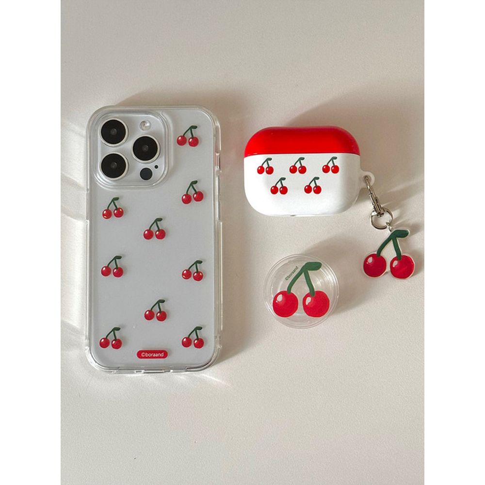 Boraand Cherry Key Ring
