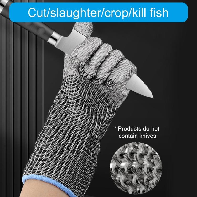 Stainless Steel Mesh Metal Chainmail Gloves Butchers Glove for Cutting Meat Oyster Shucking Chefs Meat Fish