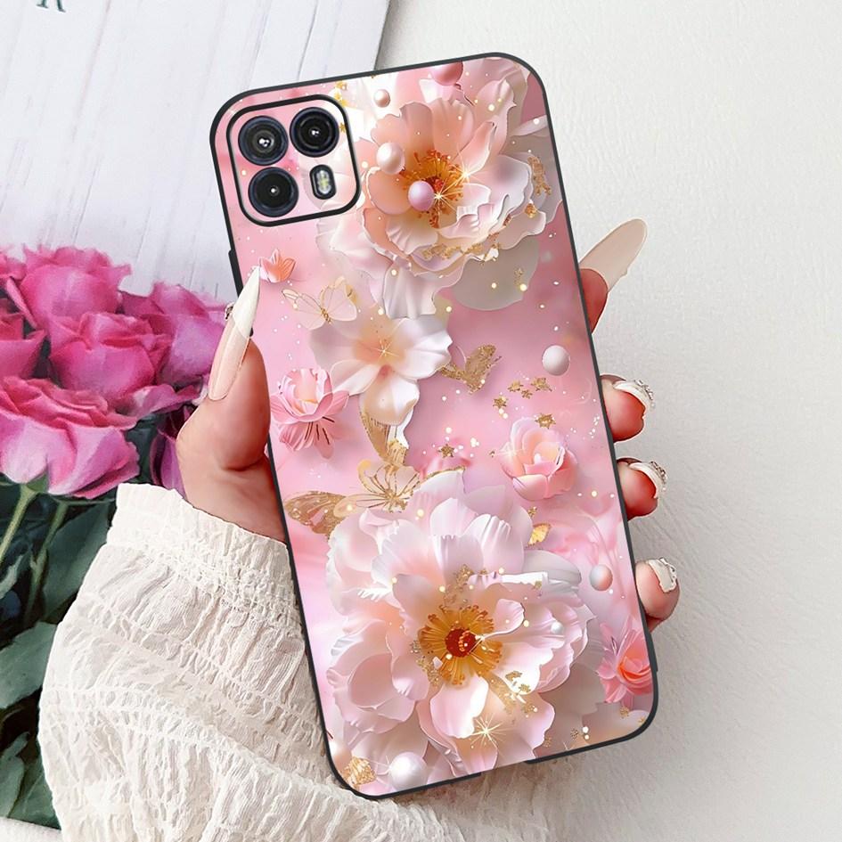 For Motorola Moto G50 Case XT2137-1 XT2137-2 Cover Cute Cat Flower Cartoon TPU Back Shell For Motorola Moto G50 5G XT2149-1 Capa