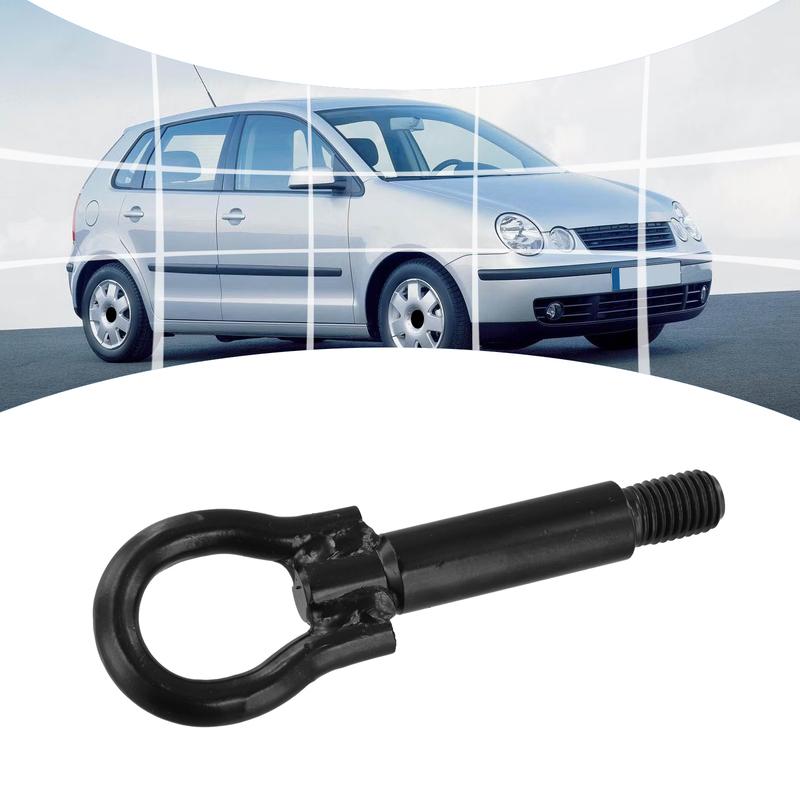 Vehicle Towing Tow Hook tallation Tow Eye Hook Black Black Tow Eye Hook Non-deformation Hook For Skoda Citigo