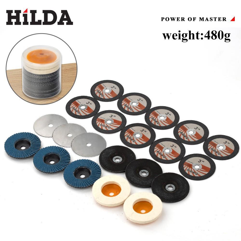 HILDA 12V 3-Inch Mini Lithium Battery Angle Grinder & Polisher