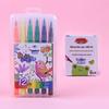 Washable Watercolor Pen Ink Refill Cartridges: 12, 18, 24, 36 Colors for Children's Airbrush Coloring