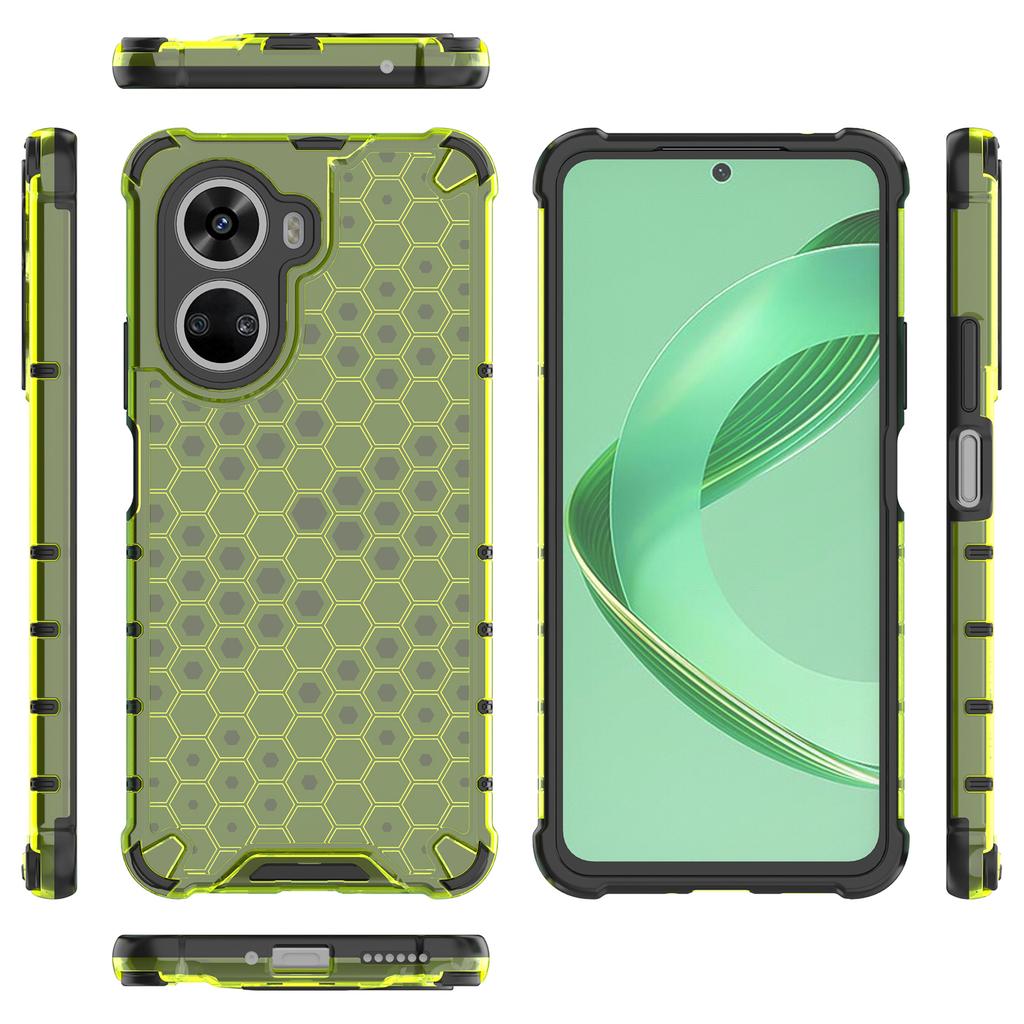 For Huawei nova 12 SE 4G Honeycomb Case PC+TPU Cushioning Shockproof Phone Cover
