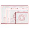 Flexible Silicone Baking Mats For Dough Rolling Heatproof 230°C Nonslip Grip Easy Cleaning Kitchen Accessory