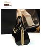 2024 Women's Rhinestone Clip Shoulder & Hand Bag – Stylish Pillow Shape In Bright Leather