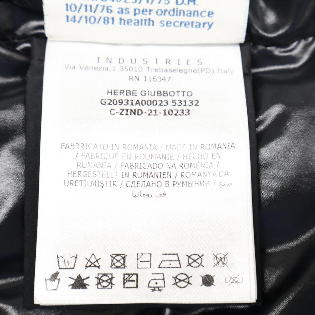 MONCLER [Good condition/Domestic regular/21 year old] HERBE hoodie down Jacket O blackUsed