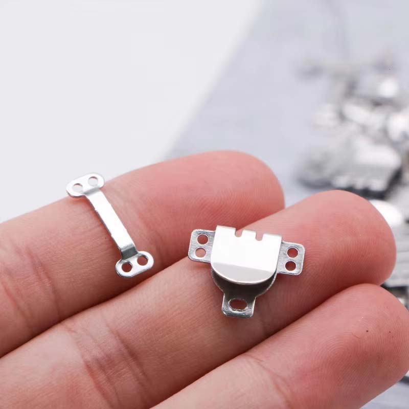 10/1PCS Metal Trousers Suit Pants Hook Button Skirt Trousers Garment Invisible Hook DIY Pants Adjustment Buckle Sewing Accessory