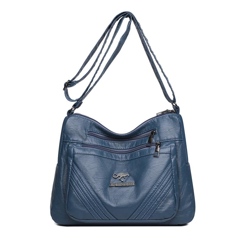 Multi-compartment Simple All-match Middle-aged and Elderly Mother's Large-capacity Casual Shoulder Crossbody Bag