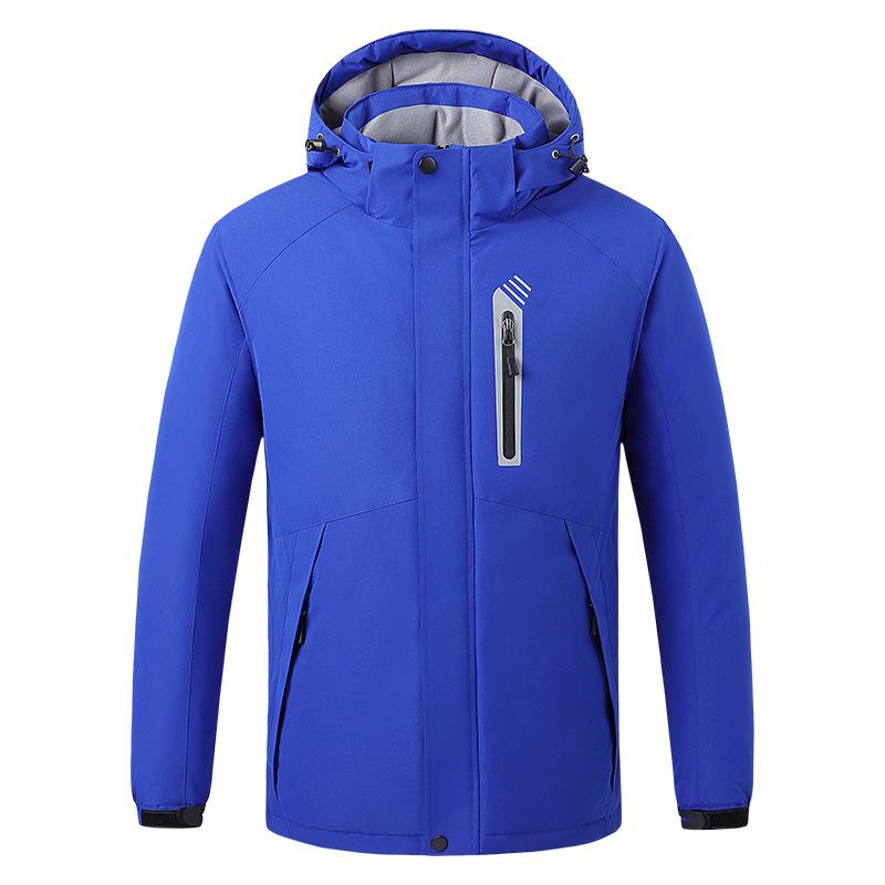 Heated Winter Cotton Jacket - Men's Outdoor Fashion, Mountaineering, Plush Velvet, Cold Protection, Thickened Heating Apparel