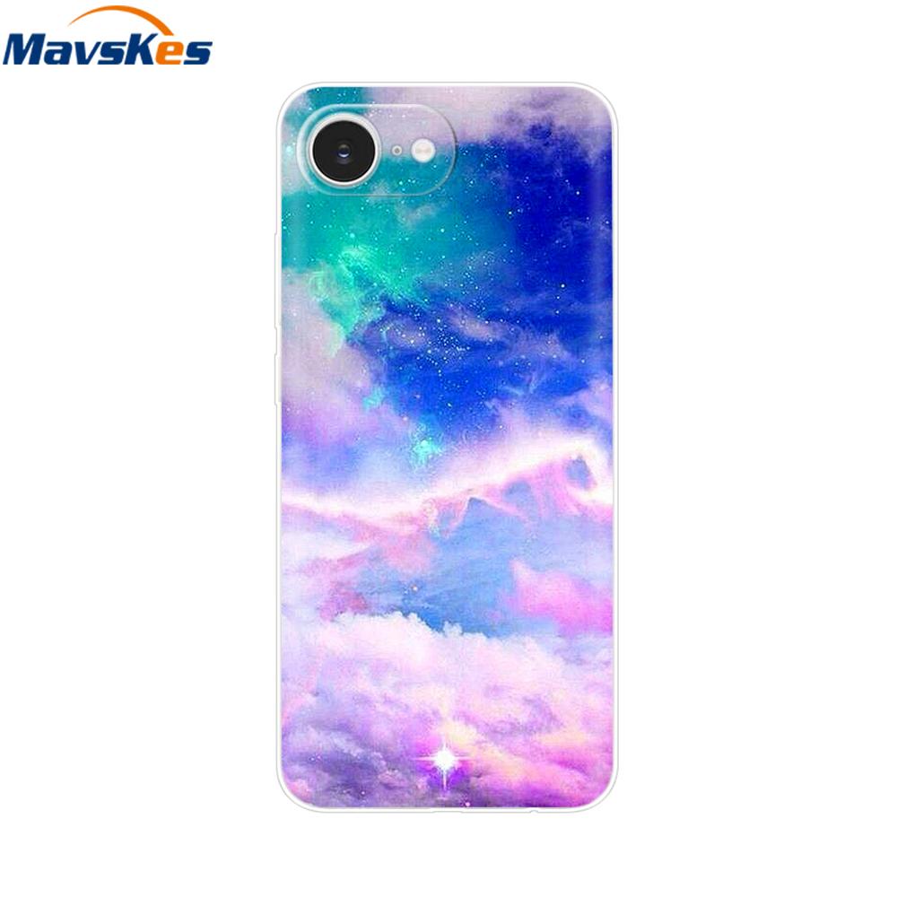 For iPhone 16e Case For Apple iPhone 16e Case Luxury Clear Painted Cover Case For iPhone 16e 16 E Coque Protective Cover Fundas