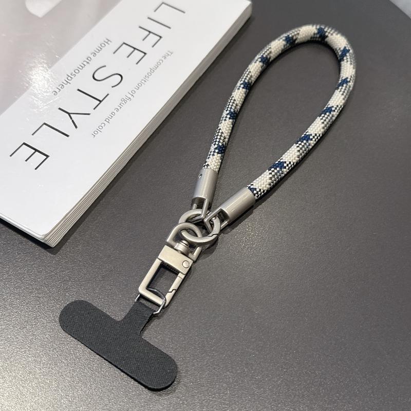 Portable Mobile Phone Hand Wrist Straps Nylon Colorful Anti-Fall Lanyard With Gasket Detachable Cellphone Hanging Cord