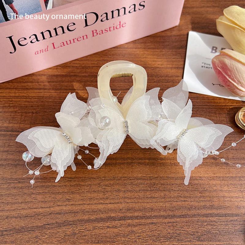 

Dynamic Butterfly Hair Claw Clip: Large Sweet Updo Accessory for Women