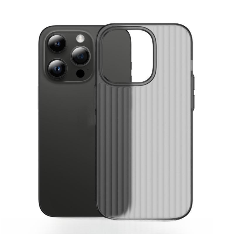 Wellengitter Magnetisch Absorbierendes PC-Gehäuse Geeignet für IPhone16E Magnetisch Absorbierendes Eisnebel Matt Handyhülle 14 Apple 15 Transparent