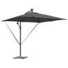 Cantilever Banana Sun Umbrella with LED Light Strips Anthracite 249 X 249 X 250 Cm