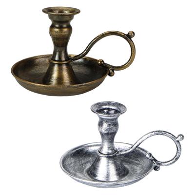 Bougeoir conique vintage, chandelier en fer, bougeoir de table pour décoration de centre de table