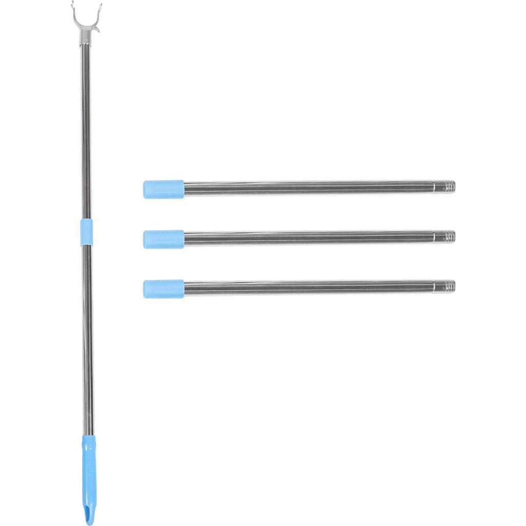 Clothes Rail Detachable Clothesline Rod Telescoping Prop Heavy Duty Pole Reach Poles Coat Stick Hangers Wardrobe Telescopic