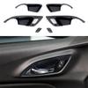 For Chevrolet Trax Seeker  2024 Car Inner Door Bowl Frame Cover Trim Accessories - ABS Carbon Fiber