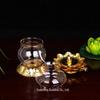 YTO Express Alloy Lotus Butter Lamp - Buddhist Altar Offering & Ever-burning God of Wealth Oil Lamp.