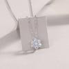 Trend 925 Silver Snowflake Necklace For Women Does Not Fade, Temperament Gives Gifts Moissanite High-End Collarbone Chain