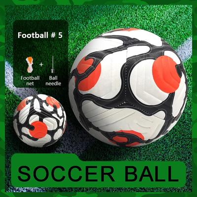 Ballon de football en PU, taille 5, taille 4, cousu à la machine, ballon de football en plein air, entraînement, match, ligue, enfant, homme, football, 1 pièce
