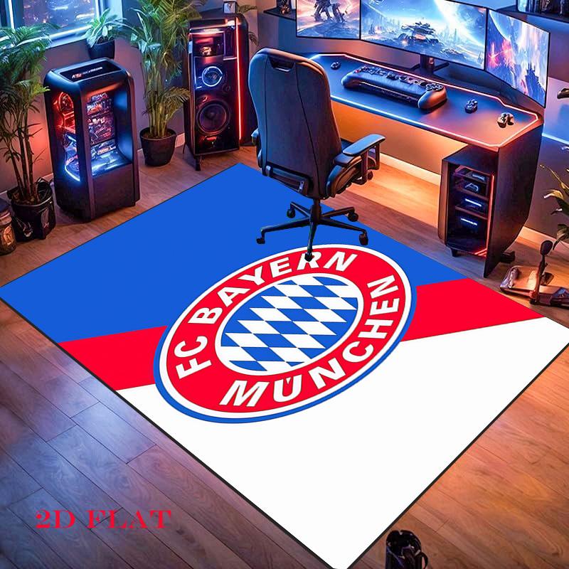 FCB logo Carpet Rug for Living Room Bedroom Home Sofa Decoration,Kids play Nonslip Floor Mat