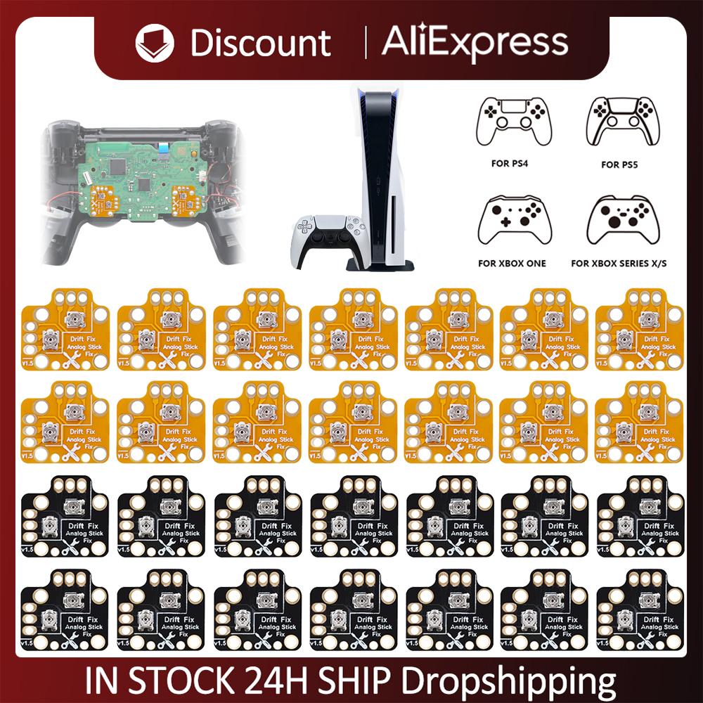 For PS4 PS5 Xbox One Controller Analog Stick Drift Fix Mod Reset Drift Thumbstick Resistance Calibration Plate Drift Fix Mod