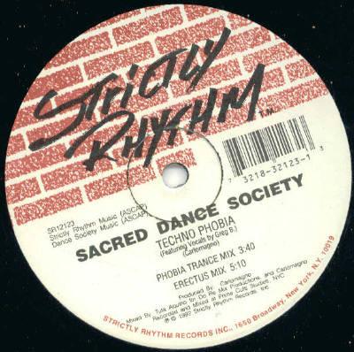

12inch Record SACRED DANCE SOCIETY - Techno Phobia / Skin SR12123 Strictly Rhythm 1992 US Dance & Electronica Used