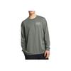 Under Armour Project Rock Letter Print Crew Neck Long Sleeve T-Shirt Men tops Clay-Green 1386920-709