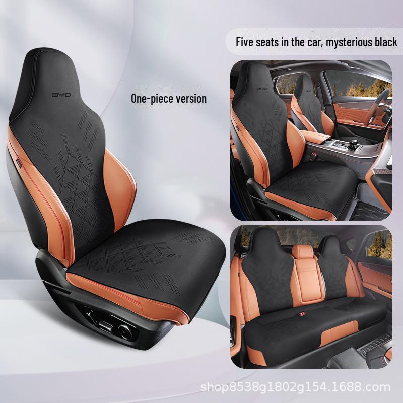 

BYD Han EV Special Seat Cover: Breathable Half-Pack Seat Cushion for Spring, Summer, and All Seasons Customized for Car