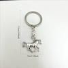 Vintage Style Horse Shoe Keychain Creative Design Stallion Charm Keyring  New Year Mascot
