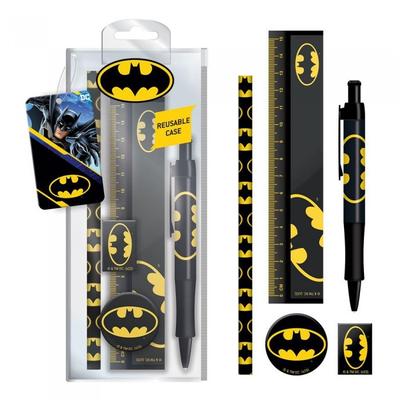 Batman Βασικό Σετ Σχολικών Ειδών (Συσκευασία των 5)
