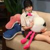 Cute Simulation Round Flamingo Doll Plush Toy Crocodile Doll Children'S Company Soothing Pillow Rag Doll