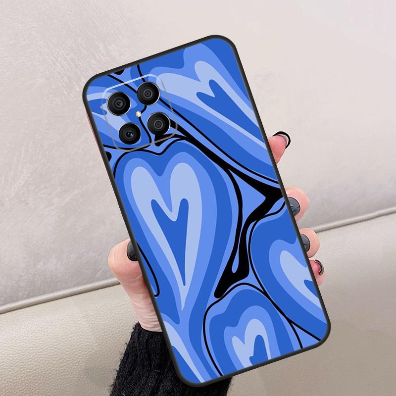 Brown Purple Hearts Swirl Pattern For Honor Magic 8 Pro 6 7 Lite Case For Honor Win RT 400 200 50 70 90 X8c X8b X9a X9b X9c X9d