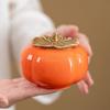 Guochao Creative Persimmon Tea Storage Jar - Sealed Candy & Souvenir Container