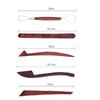 Clay Sculpture Carving Wooden Knife Pottery Clay Ceramic Molding Tool DIY Clay Sculping Carved Tools 5Pcs/Set