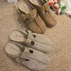 Fashion for Women Men Winter Fuzzy Cork Slippers Fur Cork Mules Short Plush House Cork Shoes Winter Zuecos Mujer