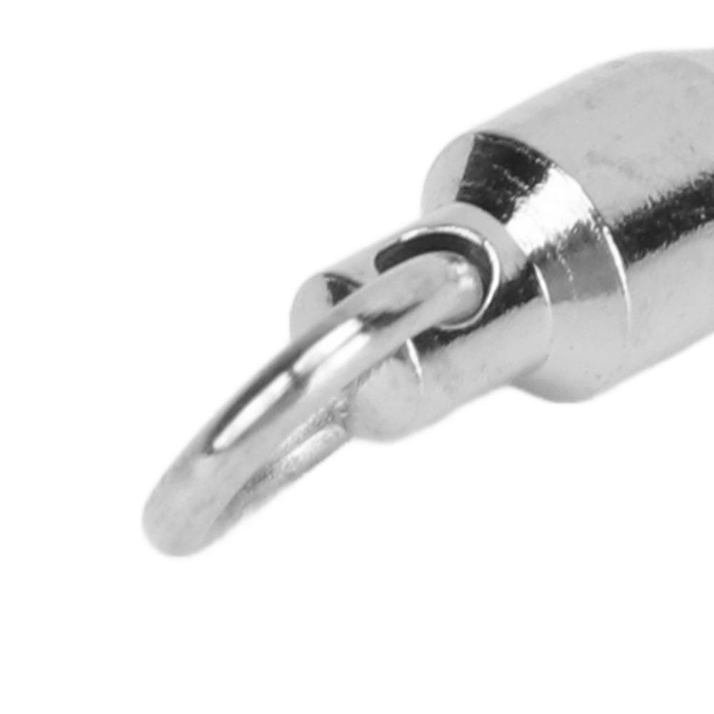 30PCS High Strength Fishing Bearing Swivels Stainless Steel Ball Bearing Swivels  Saltwater Fishing