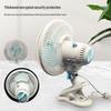 Portable Oscillating Clip Fan for Dormitory or Office