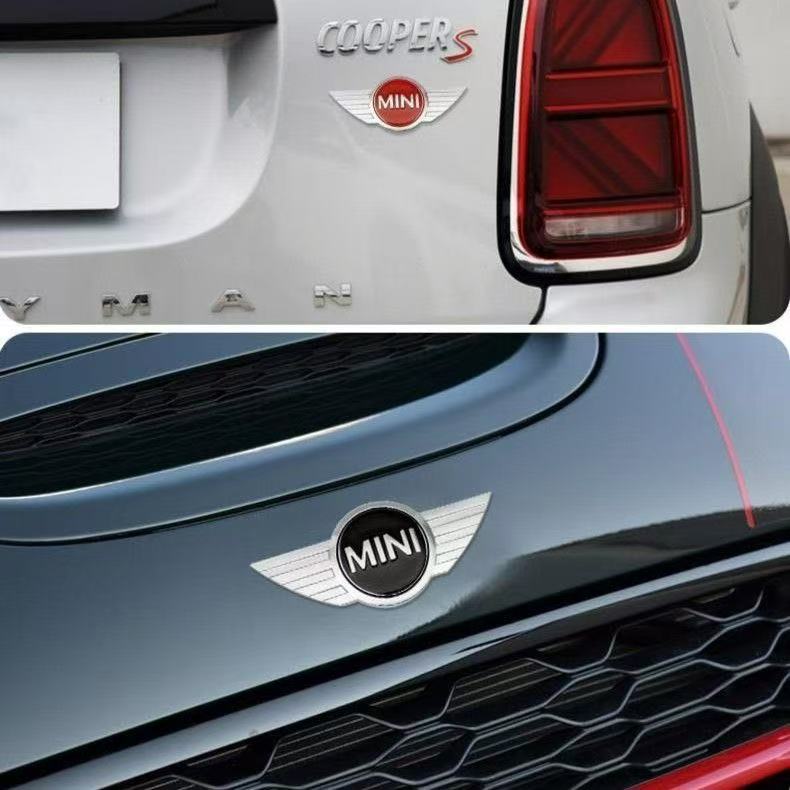 Naklejki na Bagażnik Błotnik Błotniki Emblematy Odznaki Akcesoria Dekoracyjne Do BMW Mini Cooper R50 R53 R60 F55 F56 R56 R55 R60 F55