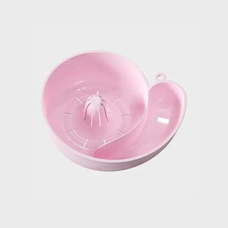 2 - In - 1  Snail Drain Automatic Cleaning Basket Fruit Plate Filter Household Food Grade Fruit Washing Kitchens Accessories
