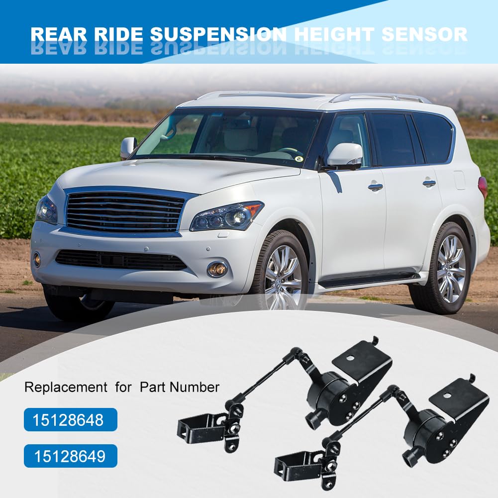 JDMON Rear Suspension Ride Height Level Sensors Compatible with 2007-2011 Suburban, Compatible with 2004-2011 Avalanche Tahoe, Yukon/Yukon XL,