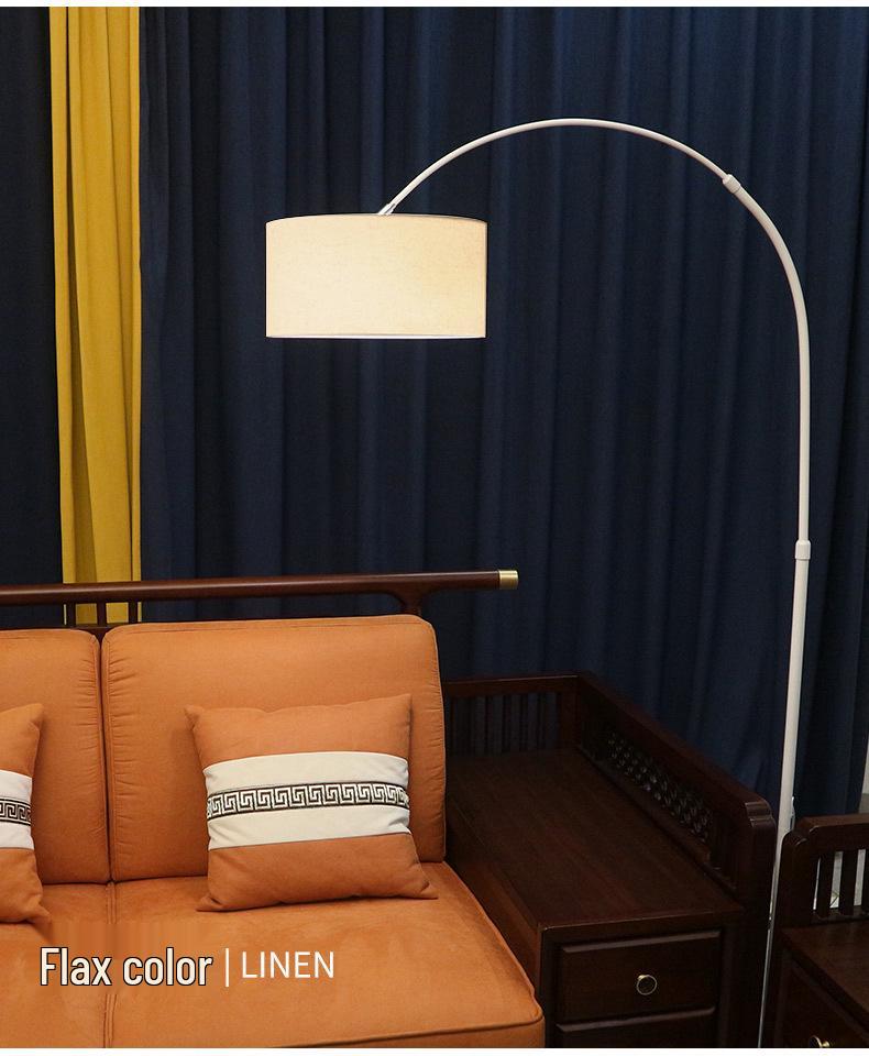 Modern Minimalist LED Feather Floor Lamp for Living Room, Study, Bedroom, and Bedside