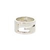 Used AUTHENTIC Branded Cutout G WideRing Silver Silver925