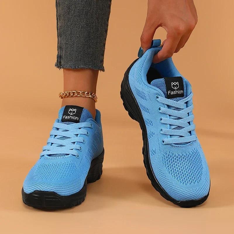 Damen Mesh Sportschuhe Leicht Atmungsaktiv Lässige LaufschuheOutdoor Täglicher Sport Langlebig Neue Mode Lässige Schuhe